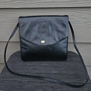 Halston Heritage Black Crossbody Bag